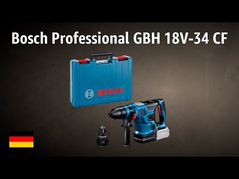 Bosch Professional GBH 18V-34 CF Cordless Hammer Drill | TEST | German