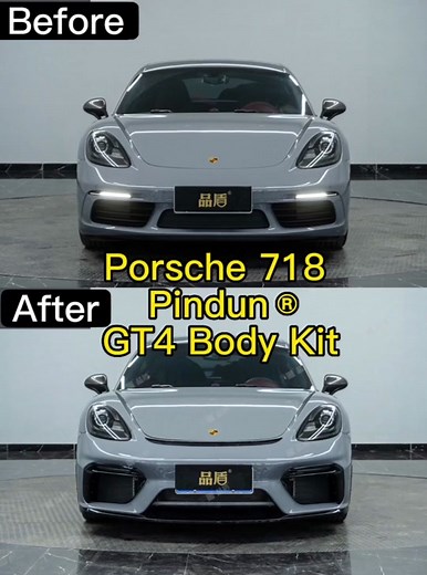 Porsche 718 GT4 Body Kit for Enhanced Performance