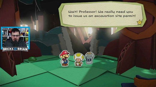 A huge problem! - Paper Mario Color Splash with Bricks 'O' Brian
