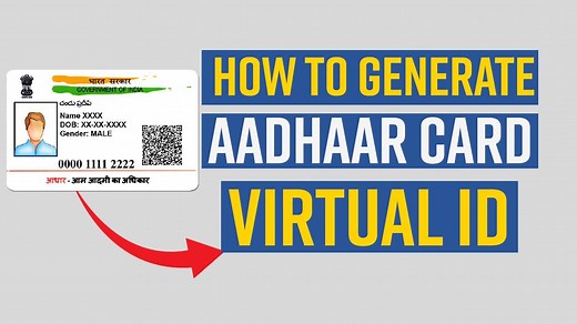 Tutorial Video: How To Generate Aadhaar Virtual I'd, Step By Step Explanation - Watch