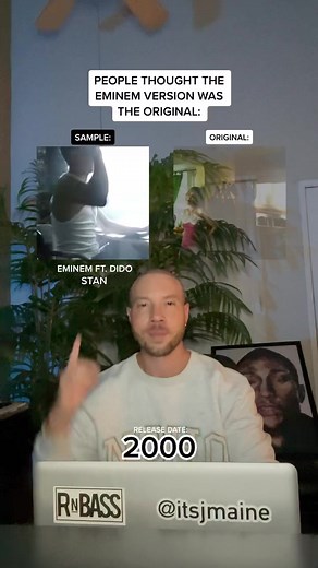 People thought Eminem ft. Dido “Stan” sample was the original version, but Dido “Thank You” actually is #eminem #stan #dido #thankyou #sample #samples #sampled
