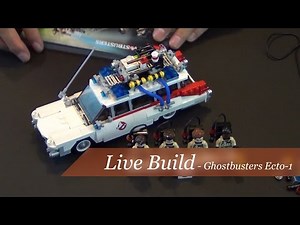 Best Lego vehicle ever? Ghostbusters Ecto-1 Live Build Part 2 Set #21108
