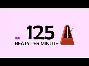 125 BPM 8/8 Metronome