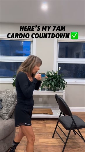 Janet Osborne on Instagram: "🥵When cardio feels like the last thing you want to do, this is my go-to checklist.☕️📝 >No overthinking. >No fancy setup. >Just start at the top and work your way down. ✔️ 50 Chair Taps ✔️ 40 Body Waves ✔️ 30 Skaters (light or low impact) ✔️ 20 Sit-to-Stands ✔️ 10 Modified Burpees (10 each leg) Some days it’s not about feeling motivated — it’s about showing up, moving your body, and checking it off. ✅ You’ve got this!!🙌 ✨ If you want guided cardio with strength mix