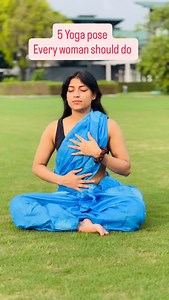 3K views · 186 reactions | 5 min yoga poses Every woman should do . @vandanathakur7247 #trending #yogiclifestylee #ﬁtness #yoga #explore #motivation ##photooftheday #challenge #unique #yogapose ( 5 yoga poses Every woman should do , yoga everyday) | Vandana Thakur | Facebook