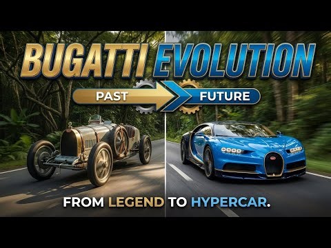 Bugatti Evolution | Robotic Transformation | You never seen before #carevolution #supercar