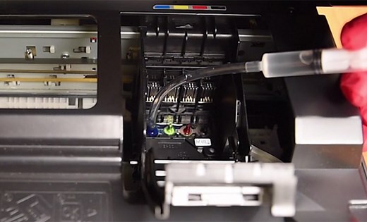 Nettoyer la tête d'impression d'une imprimante à jet d'encre