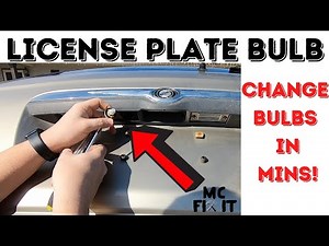 How to Change License Plate Bulbs in Dodge Caravan / Chrysler T&C (Complete Guide)