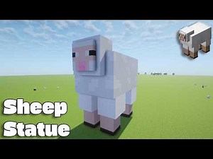 Minecraft Sheep Statue Build Tutorial