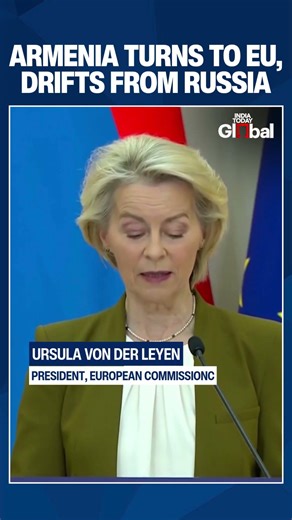 Armenia Signs Landmark EU Deal, Signals Shift Away From Russia at Historic Yerevan Summit | #shorts