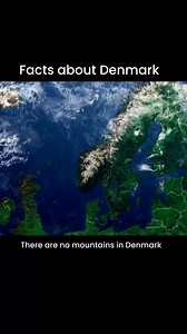 There are no mountains in Denmark, and no place in Denmark is more than an hour's drive from the sea. Denmark is a flat. #denmark | Danish Heritage