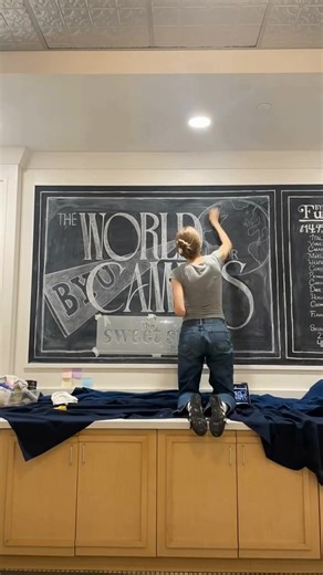 Just graduated? Swing by the BYU Store Sweet Shop after the ceremony and check out our new chalkboard art—The World Is Our Campus! | BYU Store