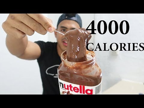 MAKAN 1 KG NUTELLA CHALLENGE