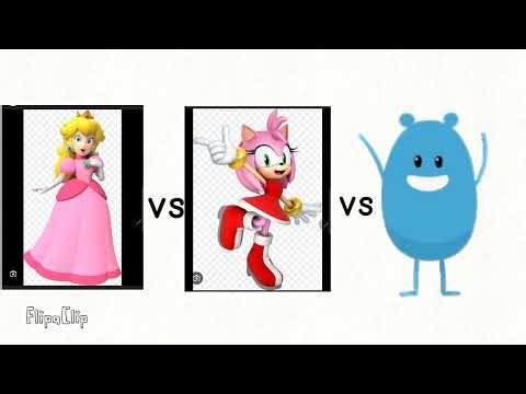 Princess peach vs Amy rose vs dimwit