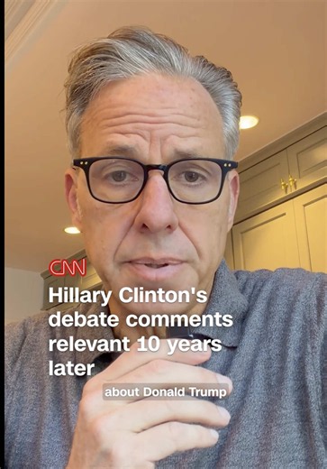 CNN’s Jake Tapper revisits the 2016 presidential debate and how Hillary Clinton’s remarks about Donald Trump’s relationship with Vladimir Putin continues to resonate as Republicans criticize the president today.