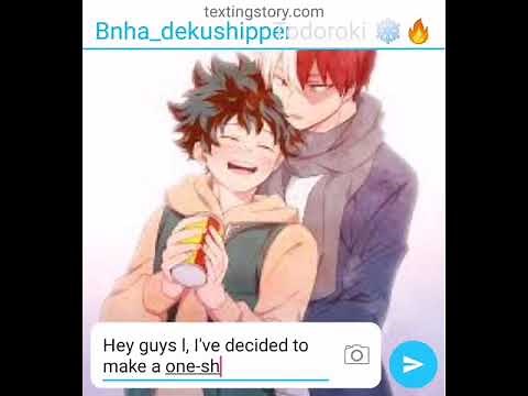 Tododeku texting story - part 1