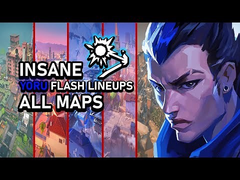 INSANE YORU Flash LINEUPS for ALL MAPS - VALORANT YORU GAMEPLAY