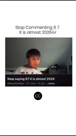 ClOOlC on Instagram: "Stop Commenting 🤣 The “commenting 67” meme trend is one of those perfectly random internet moments Gen Z loves. It started when people began commenting just “67” under posts for no clear reason and that mystery is exactly what made it funny. No context, no explanation, just chaos. Soon, everyone joined in, turning comment sections into a sea of “67” and confusing creators and viewers alike. The humor comes from its absurdity you’re either in on the joke or completely lost.