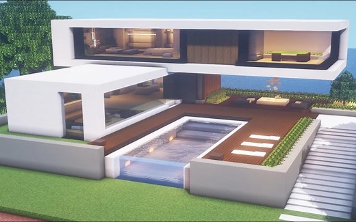 【Minecraft】现代建筑教程#18（JINTUBE）