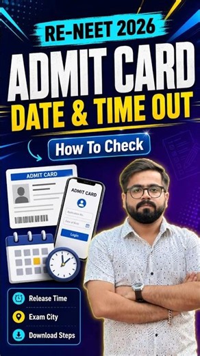 NEET UG Re-Exam 2026: Admit Card Out? How To Check, Exam Day Checklist