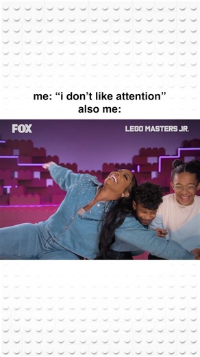 13K views · 105 reactions | me when i've got a new build to show off 藍 catch up on #LEGOMastersJr now on Hulu! ✨ #LEGOMastersFOX | LEGO Masters | Facebook