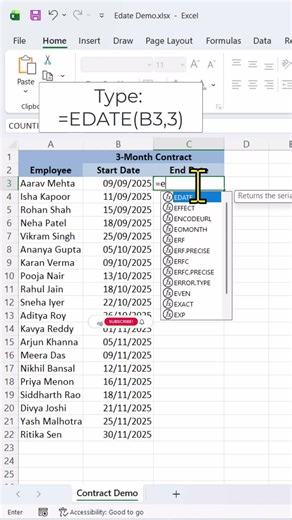 Stop Doing This in Excel… Use This Instead 👀 #Excel #ExcelTips #ExcelTricks #ExcelShorts