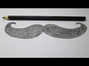 How to draw a mustache