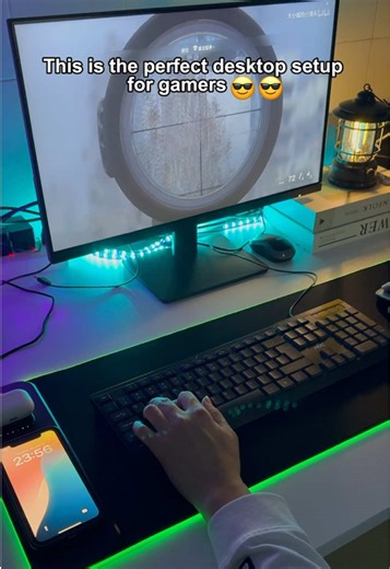 PC gamers, upgrade this high-tech RGB mouse pad.#mousepad #keyboardmat #computerdeskmat #gamer #desksetup