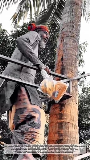 Traditional Tree Climbing with a Simple Mechanical Support! #shorts