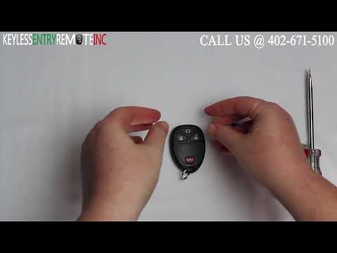 How To Replace A 2007 - 2014 Chevrolet Silverado 1500 Key Fob Remote Battery