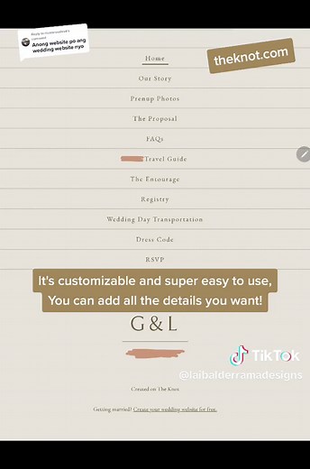 Create Your Free Wedding Website Easily with The Knot