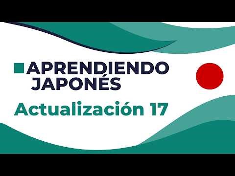 Estudio de japonés - Actualización 17