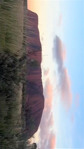 Cloudy Uluru Sunrise #timelapse #sunrise #australia
