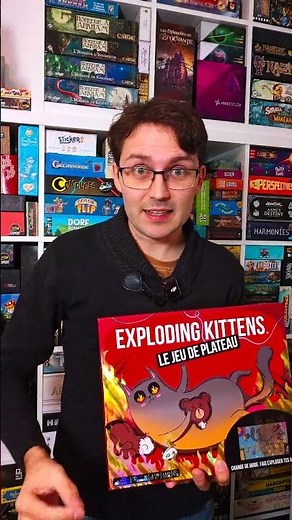 J'ai de nouveau un EXPLODING... Exploding kittens jeu de plateau #j2s #jeudesociété #jeuxdesociete
