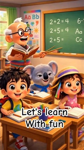 Ken, Kenny & Koko Learn About Australia with Mr. Professor 📚✨#funlearning #shorts #kidslearning #fun