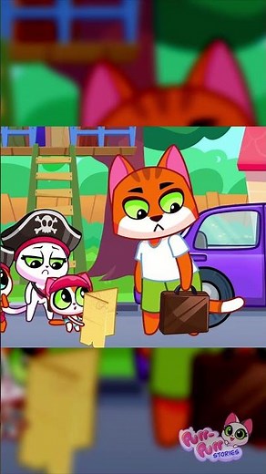 ¡Juego de búsqueda del tesoro! Cuando papá no está en casa | Canción para pequeños