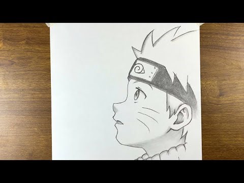 How to draw Naruto step by step tutorial for beginners and anime fans | Easy drawing tutorial