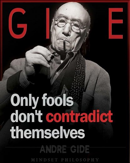 Andre Gide — The Intelligence of Self-Contradiction