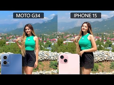 Moto G34 5G Vs iPhone 15 Camera Test Comparison