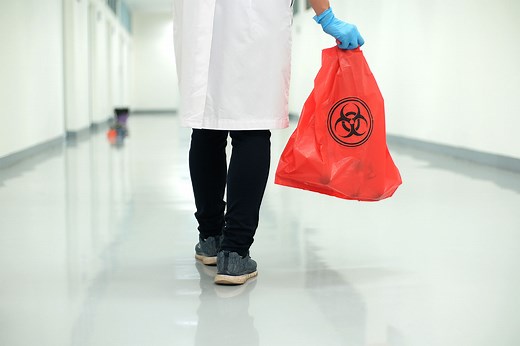 What should (and shouldn’t) go into biohazard waste bags