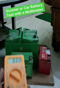 How to check Multimeter for Scooter or Car Battery 💯 #viral #video #shortsfeed #shorts #shortsvideo