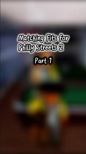 Matching fits on Philly streets 2 #roblox #phillystreets #robloxhoodgames #fit