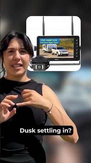 Haloview BT7 RV Backup Camera Wireless FHD 1080P DVR Rearview Full Color Night Vision Camera