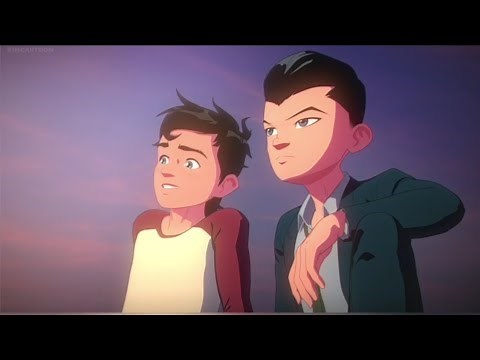 Jonathan and Damian ending scene | Superman and batman battle of the supersons hd