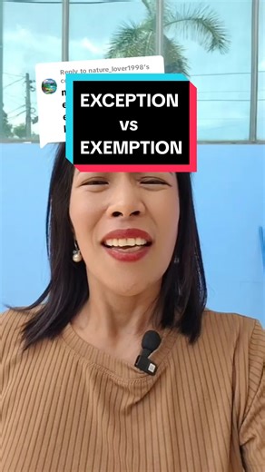 Exception vs Exemption: Clearing Up the Confusion | Learn English Vocabulary and Pronunciation