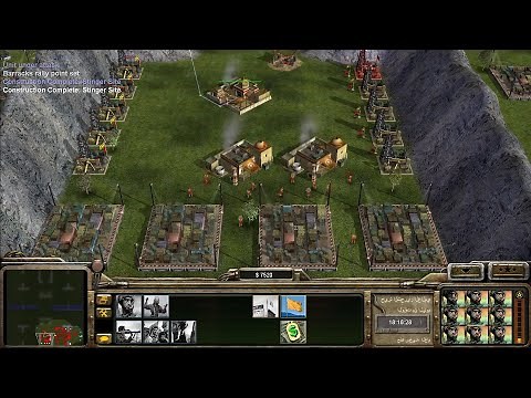 Command & Conquer Generals Zero Hour - Gla Toxin 1 vs 7 Hard Generals (Dirt's Destruction Derby)
