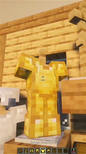 Armor Stand in Minecraft | #minecraft #building #shorts
