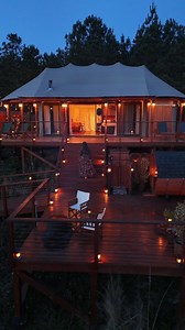 Save this magical getaway ✨ 📍@dunyacamp located in Summerville, GA Featured in this reel- Sunset Grand Tent Amenities include- hot tub, outdoor shower, sauna, fire pit, soaking tub, grill, kitchenette, wood stove, AC/heat and so much more! This dreamy stay is less than 2 hrs from Atlanta, GA Book a stay at dunyacamp.com ❤️ Send this to someone you'd love to stay here with! Thank you Dunya Camp for hosting my stay! #dunyacamp #escapetodunya #luxurytravel #travelbucketlist #magicalplaces #hiddeng