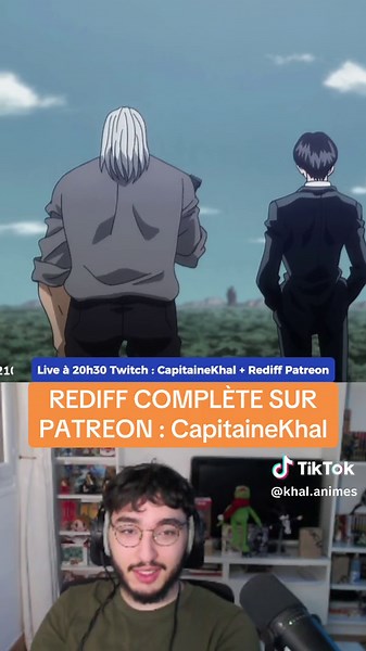 REDIFF COMPLETE SUR PATREON ✅ Tous les soirs à 20h30 sur Twitch 🔥(CapitaineKhal), découvre ou redécouvre avec nous l’anime Hunter x Hunter dans une petite react d’été ! C’est une des reactions que vous attendiez le plus ! J’espère ne pas être déçu par l’examen hunter ou les fourmis chimères Chimera Ant avec Meruem etc (c’est le truc qui me hype le plus je veux découvrir l’histoire du perso et voir les combats) #anime #manga #hunterxhunter hunter #hxh #gon #gonfreecs #kirua zoldyck killua #kurap