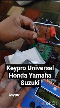 Universal keypro honda yamaha suzuki read id and remote registration #remoteregistration #readid